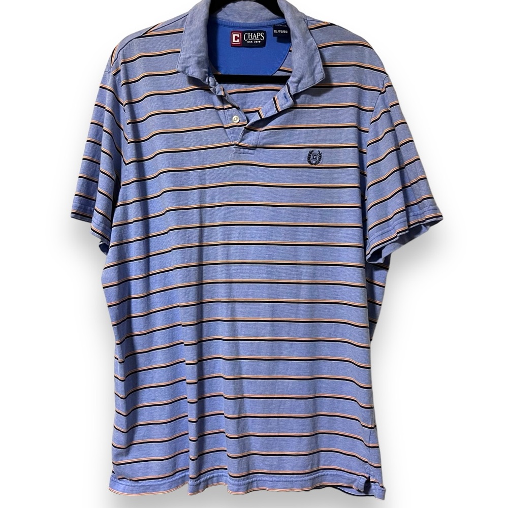 Chaps by Ralph Lauren Striped Golf‎ Polo Shirt Men’s XL